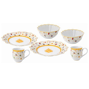 Aparelho de Jantar Natalino - 6 Peças