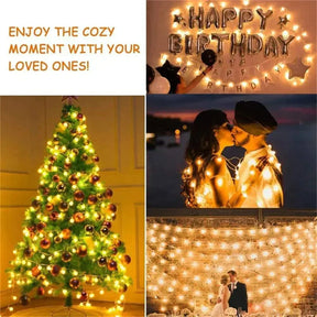 Luzes LED Encantadas para Natal – Magia e Brilho em Cada Canto