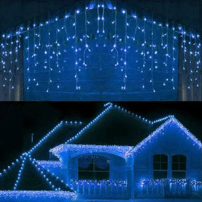 Cortina de Luzes LED Natalinas – Encanto e Magia para sua Casa