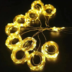 Cortina de Luzes LED Natalinas - Magia e Encanto em Sua Casa