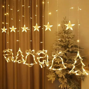 Cortina de Luzes LED Natalinas – Encanto e Magia em Sua Casa