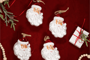 Kit 04 Enfeites Do Papai Noel