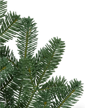 Árvore de Natal White Spruce Verde com Galhos Articulados, Suporte Metálico e Micro LEDs Embutidos