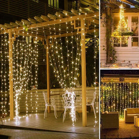 Cortina de Led Diversos 3x3 para o Natal