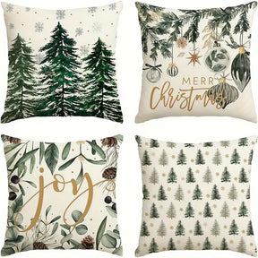 Kit Capas de Almofadas de Natal Sofisticada